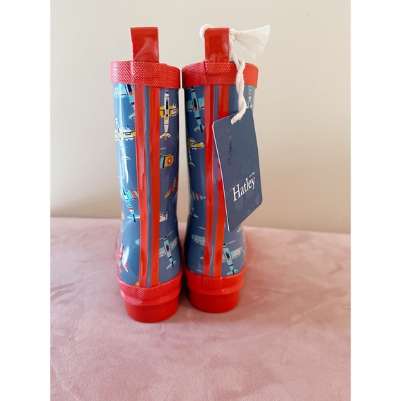 Hatley Rain Boots - Shiny Flying Aircraft - Picture 3 of 6
